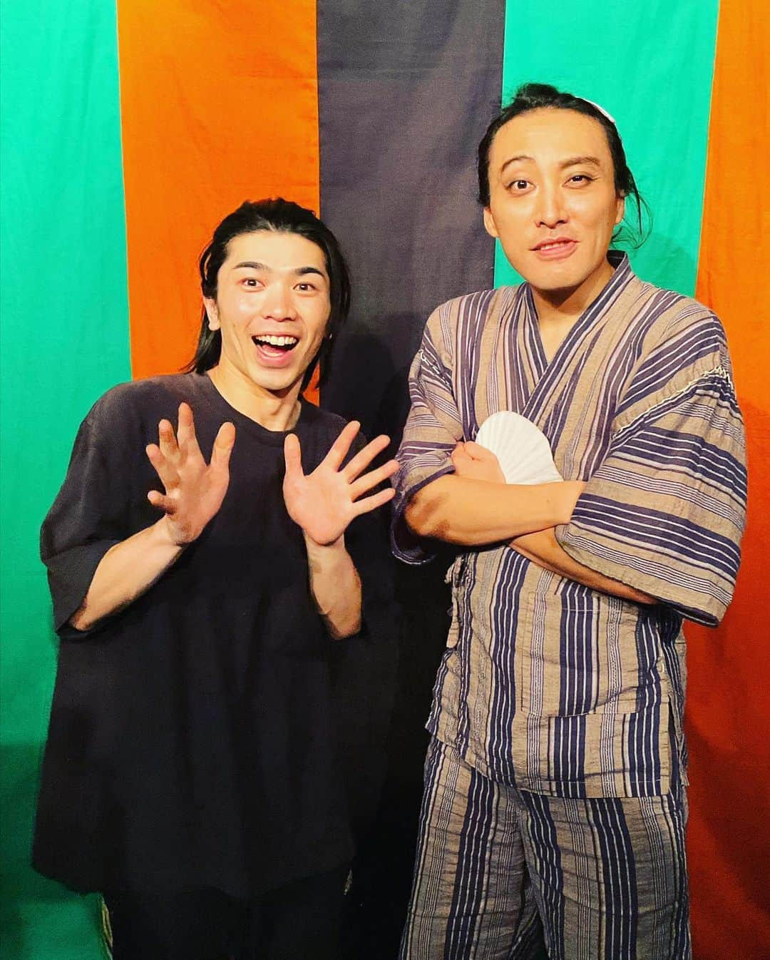 爆ノ介さんのインスタグラム写真 - (爆ノ介Instagram)「私のボス、久馬さん作、劇団そとばこまちさんの『罧原の乱』無事全公演終了  素敵な方々との出会いに爆裂に感謝  また会いましょう  いや、また会いたいなぁ  #そとばこまち #罧原の乱」7月13日 0時45分 - bakunosuke