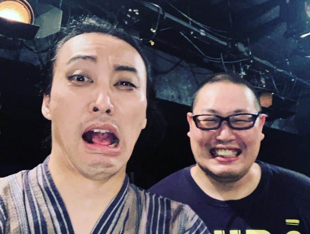 爆ノ介さんのインスタグラム写真 - (爆ノ介Instagram)「このメイクとセットともお別れさ  演者様、スタッフ様の頑張りに最近の大谷選手の活躍ぐらい感動しましたよ  #劇団そとばこまち #罧原の乱」7月13日 0時52分 - bakunosuke