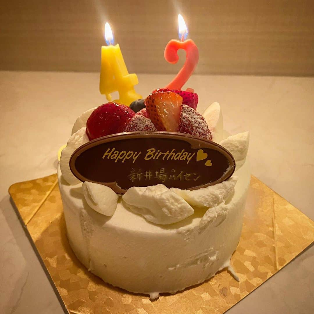 新井場徹のインスタグラム：「42。 また歳とってもうた… #2021年#7月12日#誕生日 #毎日を大切にしましょう」