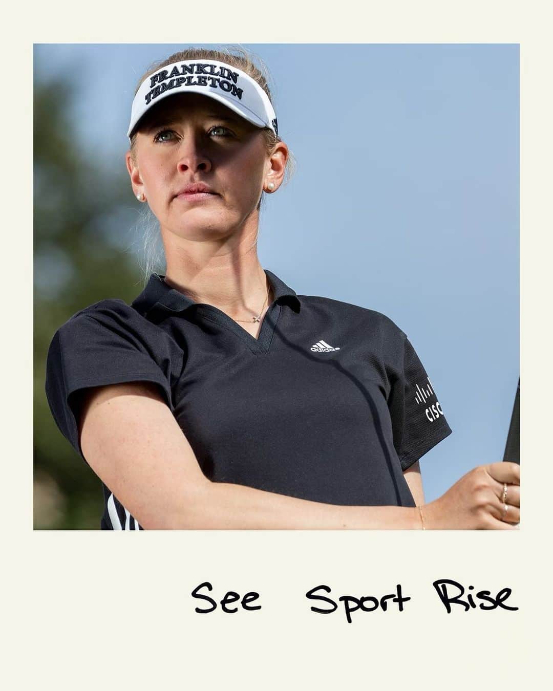 ジェシカ・コルダのインスタグラム：「Where do you see the future of sport taking you? @adidasgolf @adidas  #createdwithadidas」