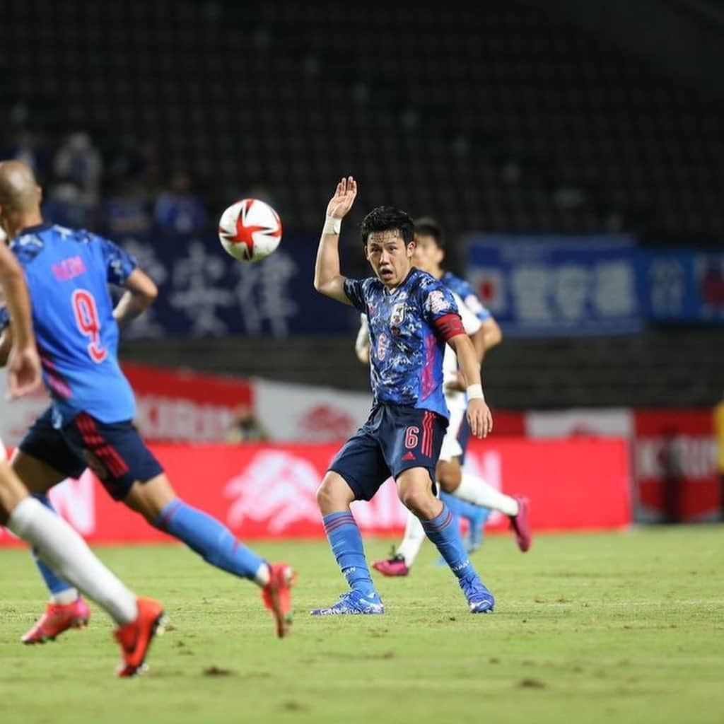 遠藤航さんのインスタグラム写真 - (遠藤航Instagram)「vsホンジュラス 3-1勝利。 応援ありがとうございました！ また次のスペイン戦に向けていい準備を。 . #東京五輪 #東京2020 #東京 #日本 #u24日本代表 #サッカー #勝利 . #japannationalteam #tokyo2020  #tokyo #japan #football」7月12日 23時06分 - endowataru