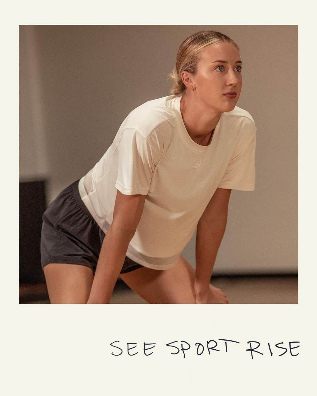 キンバリー・ヒルのインスタグラム：「See women in sport rise to new levels @adidasvolleyball #createdwithadidas」