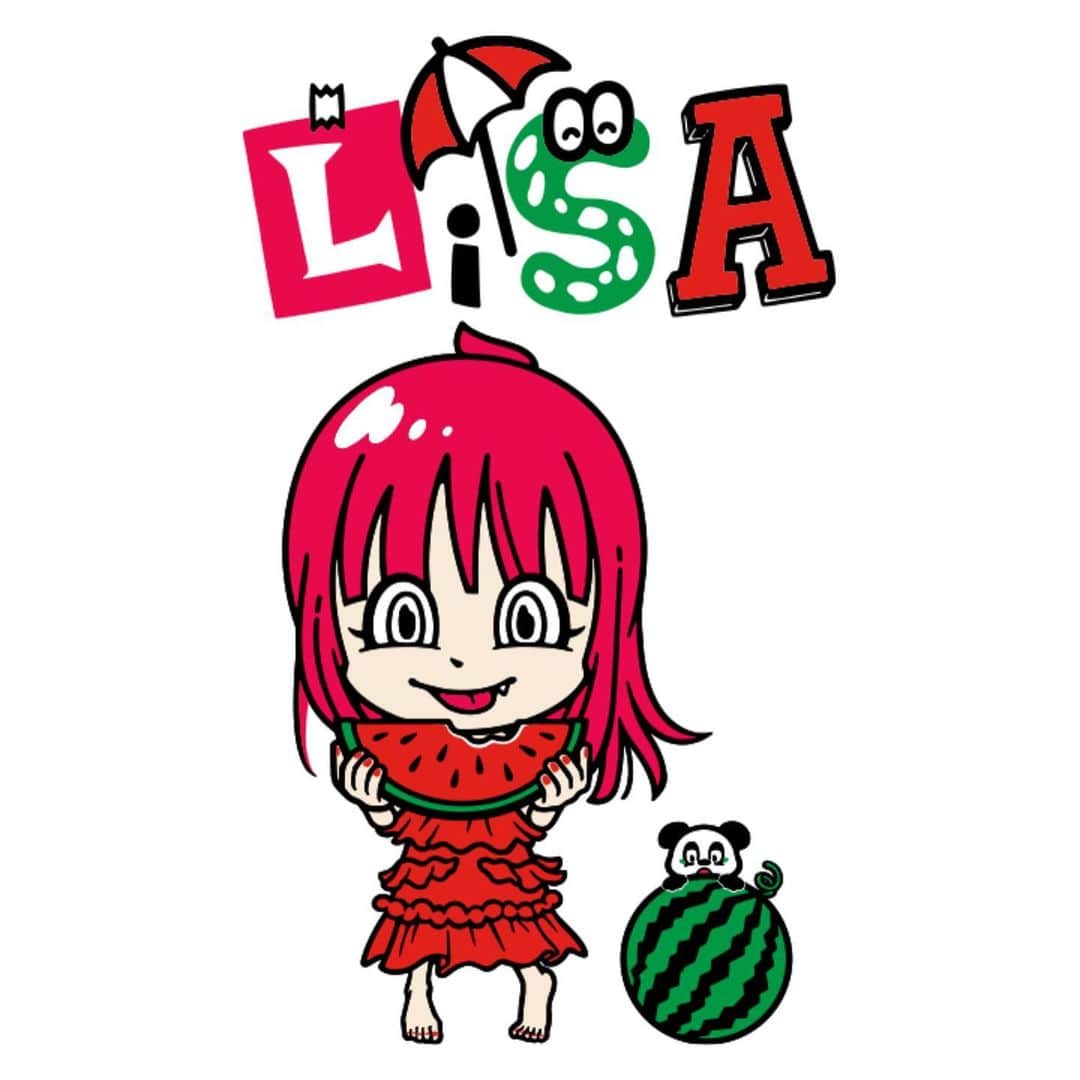 LiSAさんのインスタグラム写真 - (LiSAInstagram)「LINEの着せ替え第二弾が出来ましたっ🐞 パスコードも、メニューも背景もかわゆすぎ🥺🍉🐞 今回は見やすい黒グレー背景にLiSA色ですっ🐞❤️‍🔥🍅 これでずっと一緒だねっ‥😏  トップ画面とメニューの二頭身LiSAはいつもLiSAを描いてくれるHARRYさん @harryssm の私☻もうほぼ全身真っ赤🍉 トーク画面は、#LADYBUG のラブレター(CD)に描いていただいた我喜屋位瑳務さん　@mongolian_death_worm_gaki の私🐞 そしてパスコードはYoichiroさん　@yoichiro_art が描いてくれたYAEVA MUSiCロゴです😈  #LADYBUG  https://store.line.me/themeshop/product/9a02692c-208d-4470-9ae8-1755fa01f070?lang=ja&ref=lsh_themeDetail」7月13日 11時50分 - xlisa_olivex