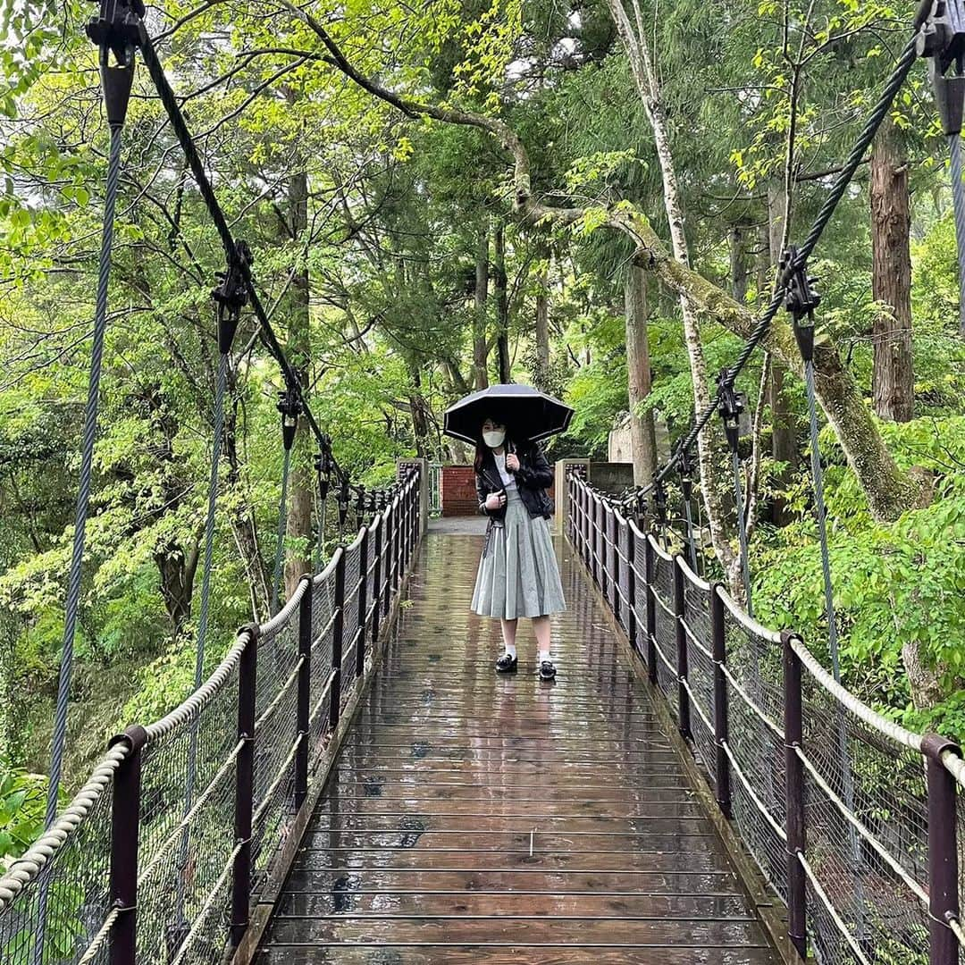 横島亜衿さんのインスタグラム写真 - (横島亜衿Instagram)「. 絶望的な天気だった箱根彫刻の森美術館🌱 今度は晴れた時に行きたいな〜」7月13日 22時56分 - _aeri_yokoshima