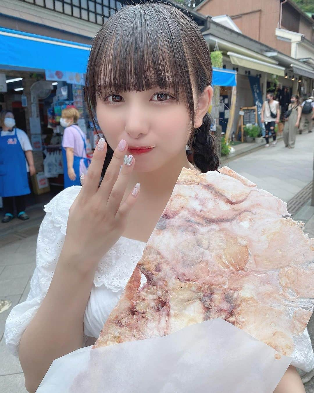 新谷真由さんのインスタグラム写真 - (新谷真由Instagram)「たこせん🐙！！！  #江ノ島」7月14日 20時25分 - ni_mayu43