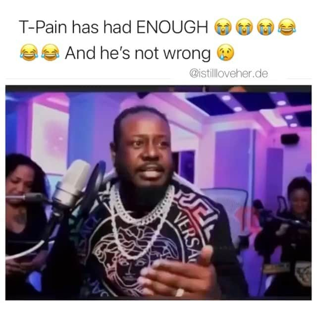 ドクター・ドレーのインスタグラム：「Shoutout to @tpain!! I’m here laughing my fuckin ass off, but he’s right. I know and feel exactly what you’re saying.」