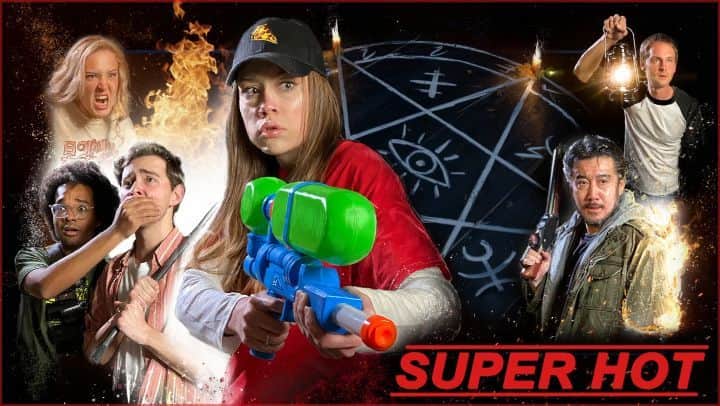 嶋本信明のインスタグラム：「Promo interview for SUPER HOT!   SUPER HOT is now available on Amazon Prime!  Hope you enjoy it!   #actor #actorslife #superhot #amazonprime #indiefilm #horror #vampire #dracula #vanhelsing #northcarolina #japaneseactor #usa #hollywood #monsterhunter  @taylorkingsinstagram  @newzealandsonfilmsofficial  @danielle.j.schaefer」