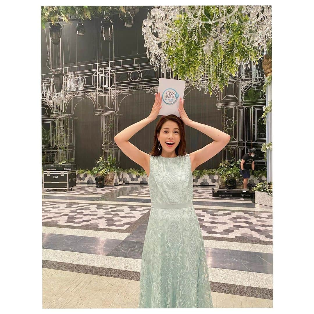 永島優美さんのインスタグラム写真 - (永島優美Instagram)「* 昨日の#FNS歌謡祭  見ていただいた皆さまありがとうございました🎻✨  緊張をほぐしてくれたのは 生放送前にいただいた美味し〜い #マリトッツォ でした😍🥐」7月15日 20時34分 - yuumi_nagashima