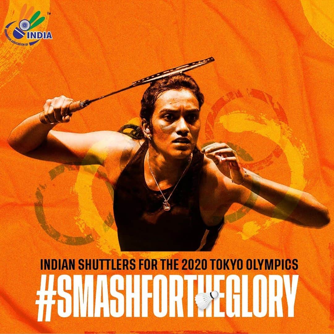 シンドゥ・プサルラさんのインスタグラム写真 - (シンドゥ・プサルラInstagram)「I’m getting ready to #SmashfortheGlory and I hope all of you are also ready! We are all in this together and we need you to cheer for us, cheer for India 🇮🇳  @bai_media  #Tokyo2020 #TeamIndia #Cheer4India #badminton」7月15日 23時12分 - pvsindhu1