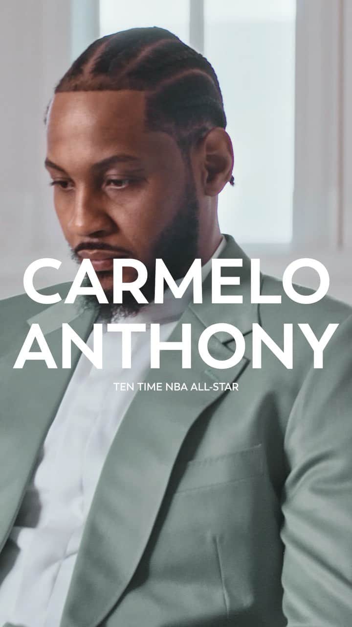 Moët & Chandon Officialのインスタグラム：「CARMELO ANTHONY Ten-time NBA All-Star and four-time Olympian @carmeloanthony is a larger than life embodiment of Greatness Under Pressure. Despite all of the awards, all of the fame, all the big shots taken is the biggest games over his twenty-year career, Anthony is still driven by the desire to succeed. #MoetChandon #MoetxNBA #NBAplayoffs . This material is not intended to be viewed by persons under the legal alcohol drinking age or in countries with restrictions on advertising on alcoholic beverages. ENJOY MOËT RESPONSIBLY.」