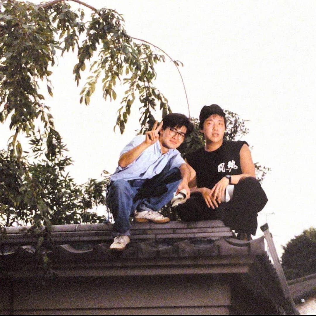 木村ひさしさんのインスタグラム写真 - (木村ひさしInstagram)「1992 権現邸 当時、上司だった旭正嗣さんとスタンド、イン！ #昔の写真をあげてます」7月16日 7時59分 - kimura.hisashi