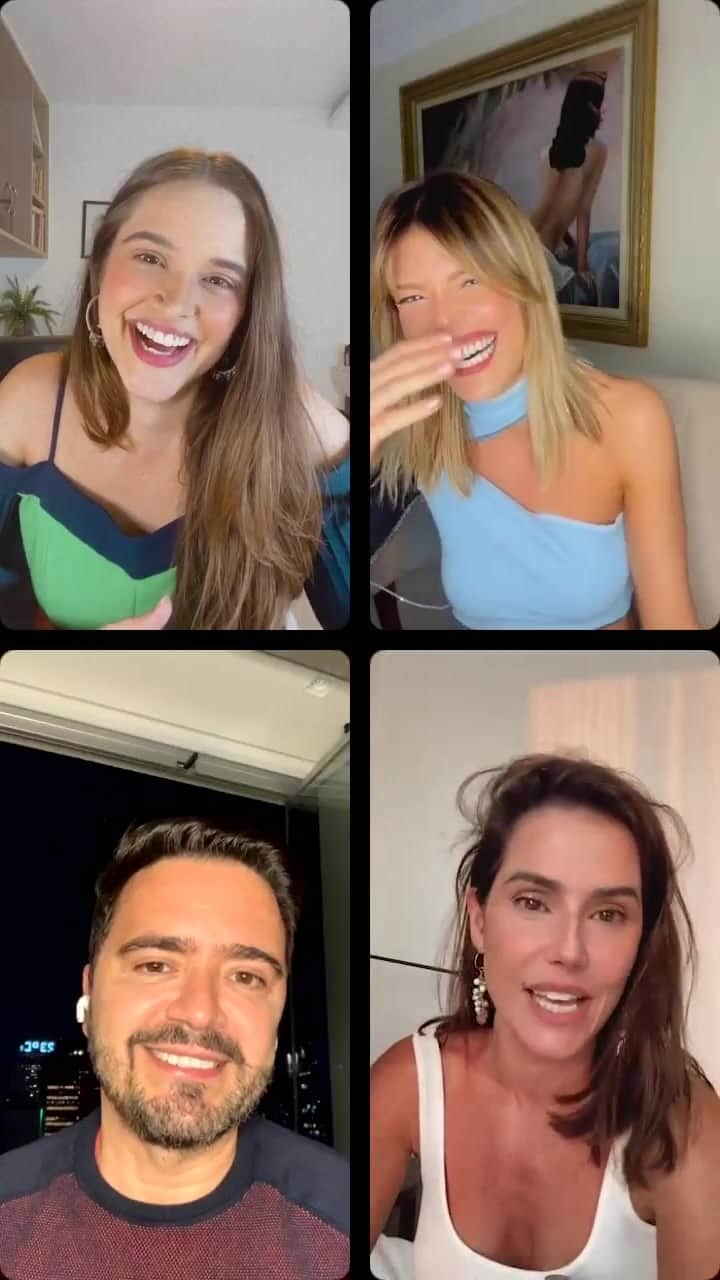 のインスタグラム：「Live com: @danielortizautor @dedesecco @vitoriastrada_ @gracegianoukas @fredmayrink @murilorosa_oficial」