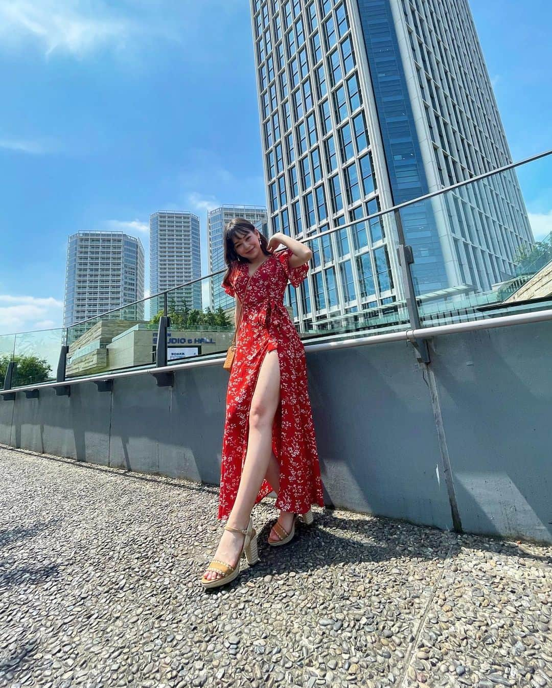 世良マリカさんのインスタグラム写真 - (世良マリカInstagram)「🌞❤️  #summerfashion #ワンピース #shein」7月16日 21時23分 - seramali_jsmn