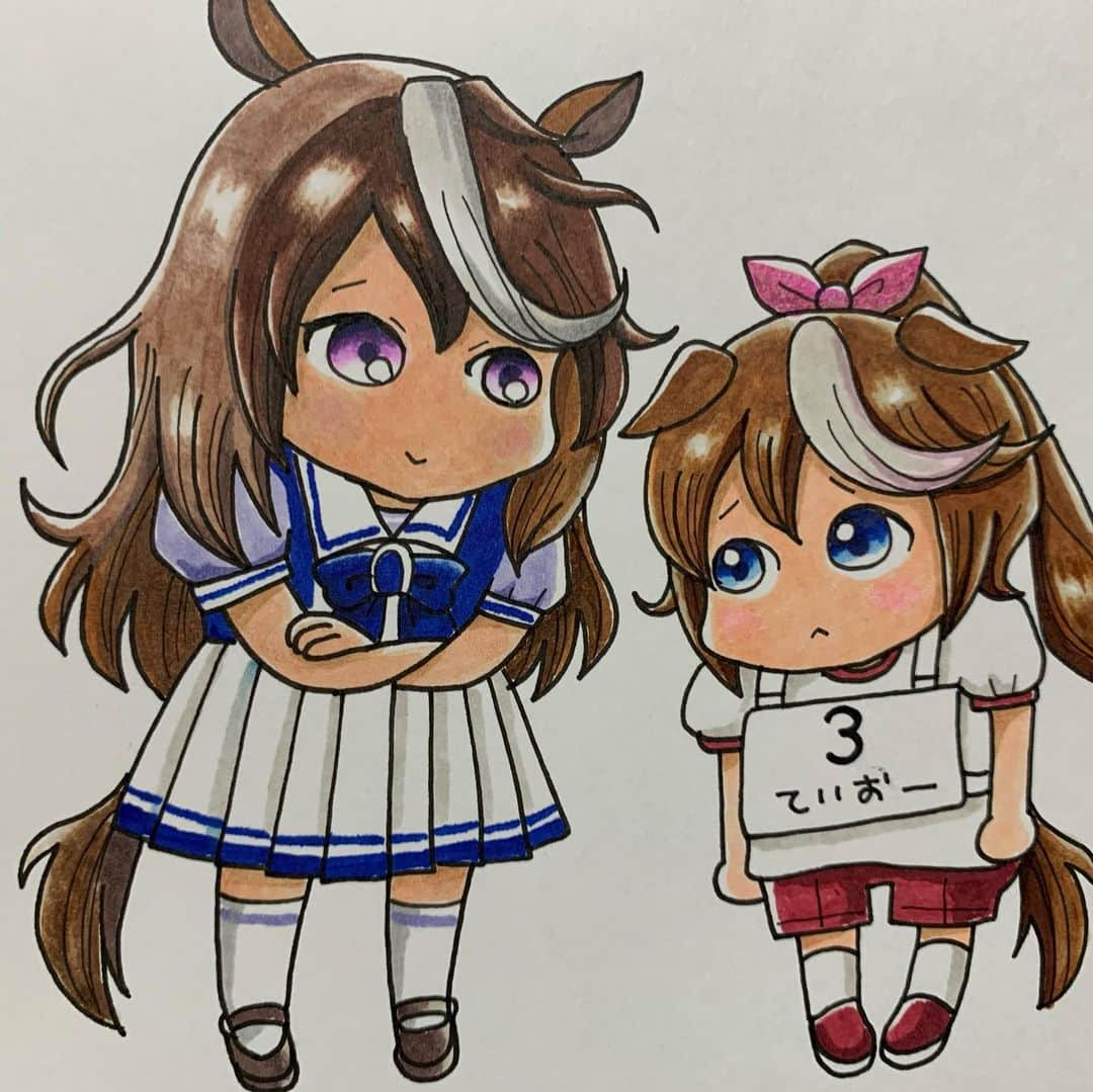 松本ぷりっつさんのインスタグラム写真 - (松本ぷりっつInstagram)「イラストのようにルドルフも作りたい  #ウマ娘 #ウマ娘プリティーダービー  #トウカイテイオー#テイオー #羊毛フェルト #needlfelting  #needlfelt #vita#コマ撮り #シンボリルドルフ」7月16日 15時54分 - matsumotopuritsu