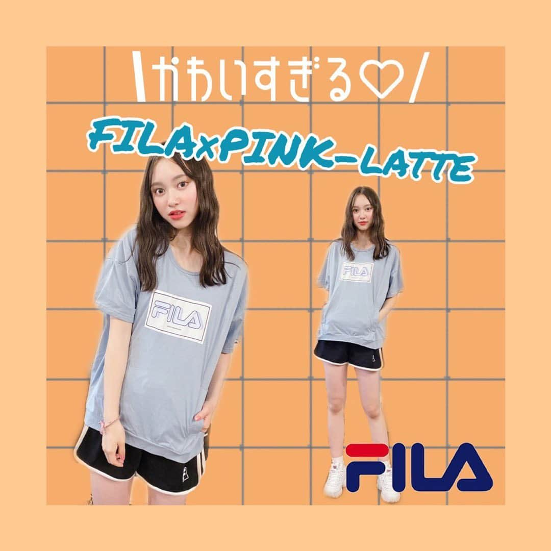 PINK-latte TV (ピンクラテTV) 公式さんのインスタグラム写真 - (PINK-latte TV (ピンクラテTV) 公式Instagram)「【ピンクラテTV #コーデ記録 👗】  \かわいすぎる♡/ FILA×PINK-latteのお洋服♥ スワイプしてコーデをCHECK😚👉🏻 　 これTシャツとショーパンのセットアップなの🤭 お得だし可愛すぎる💗 Tシャツはゆったりとしたシルエットだから 着心地抜群✨✨  そしてそして、 このラインの入ったパンツ最近よく見るよね？🙊 ってこのコーデ写真撮ってるときに ゆなとれいらと話してたの🥰 トレンド感もある着心地良いセットアップ これはチェック必須だよ〜💪🏻🤍🤍  ー #FILA #FILAコラボ #コーディネート #夏コーデ #ootd #コーデ #コーデ紹介 #カジュアルコーデ #セットアップ #通学コーデ  -� #PLTV #PINKlatteTV #ピンクラテTV� #ピンクラテWEBモデル #ピンクラテ #ぴてぃーず �  #菅井純愛 #松本優菜 #犬飼恋彩� #原田芹 #本多萌愛 #鈴木柚春 #JCモデル #JSモデル #YouTuber」7月16日 16時02分 - pinklatte_tv