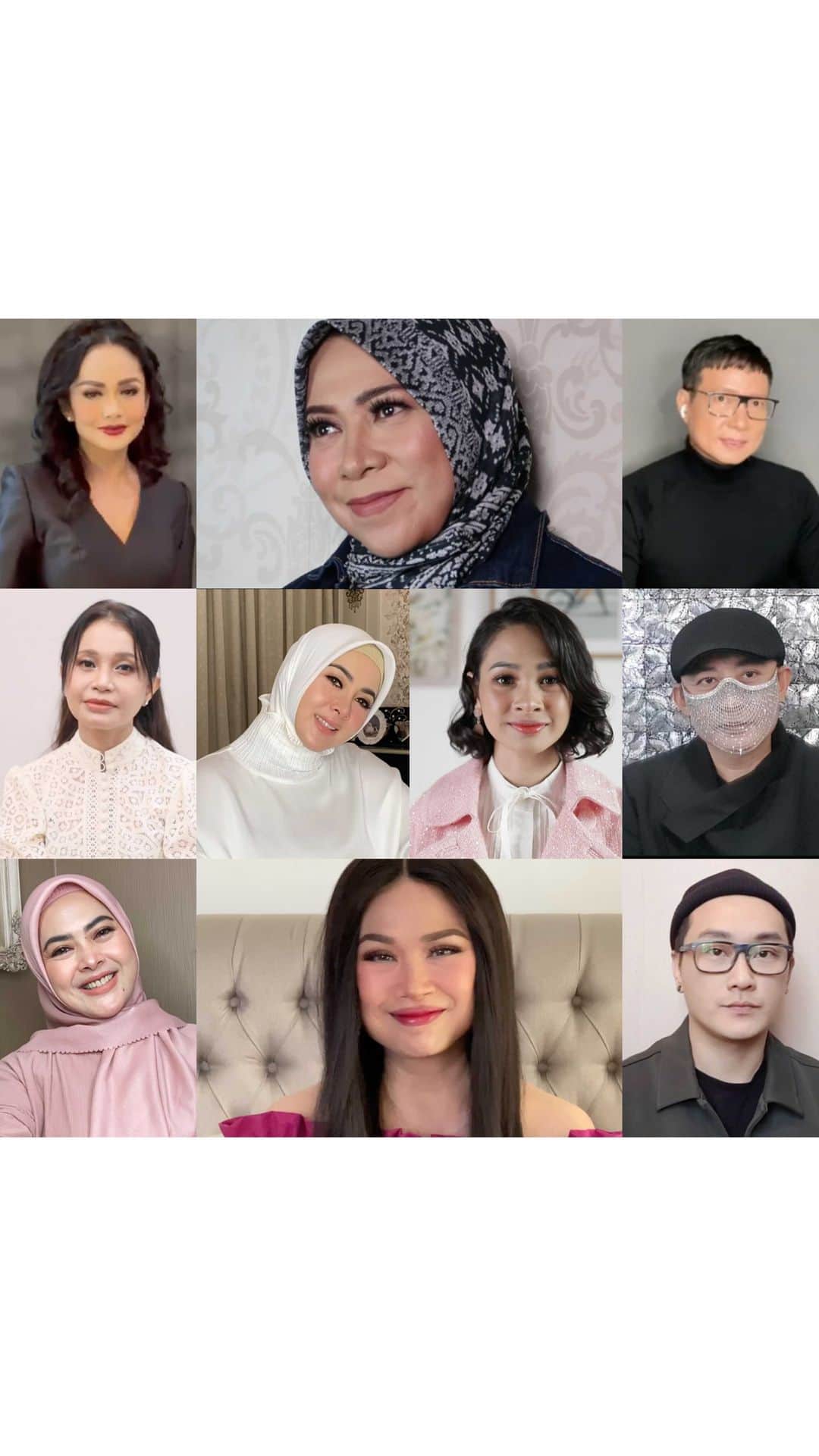 Syahriniのインスタグラム：「Semoga persembahan lagu dari HARA ini, bisa mengencangkan tali semangat kita lebih kuat lagi demi cinta, cita cita yang tertunda dan demi Indonesia 🇮🇩. Penghormatan tertinggi kami untuk para nakes dan pejuang covid ...BERTAHANLAH ! • Song : Bertahanlah  Composed : Melly Goeslaw & Titi Dj  Vocal : @andienaisyah @ti2dj @itsrossa910 @krisdayantilemos @princessyahrini @melly_goeslaw @syh55 @rinaldyyunardi @riomotret @djafarsse Music : kadekrihardika Mixing & Mastering : @antohhoed  Video music : @riomotret  Noted : PPKM membuat kami tidak bisa melakukan recording secara normal, maka semua vocal dikirim melalui voice note dari rumah kami masing2, begitupun dengan video .  Terimakasih @antohhoed dan @nollip yg sdh menyusun puzzle suara kami hingga rapih. kokoh @riomotret terimakasih sdh menjahit video2 jadi cantik .  Keterbatasan yang ada menjadikan kami lebih bersemangat membuat karya yang akan menjadi pengalaman yang tak akan terlupakan dalam hidup kami selamanya !  __________________ 𝓢𝓨𝓡 _________________  #PrincesSyahrini #BertahanlahByHara」