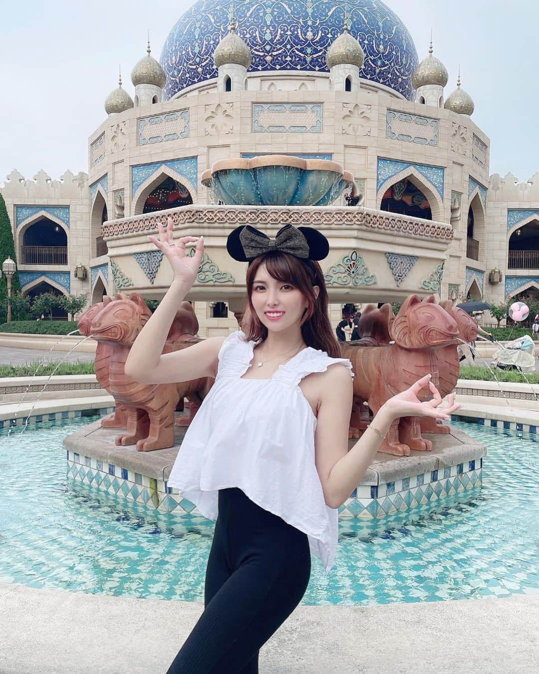 ききまるさんのインスタグラム写真 ききまるinstagram アラビアンコースト ディズニー ディズニーコーデ夏 ディズニーコーデ ディズニーシー でぃずにーしー でぃずにー ででにー 夢の国 夢の国コーデ 大人ディズニー モノトーンコーデ