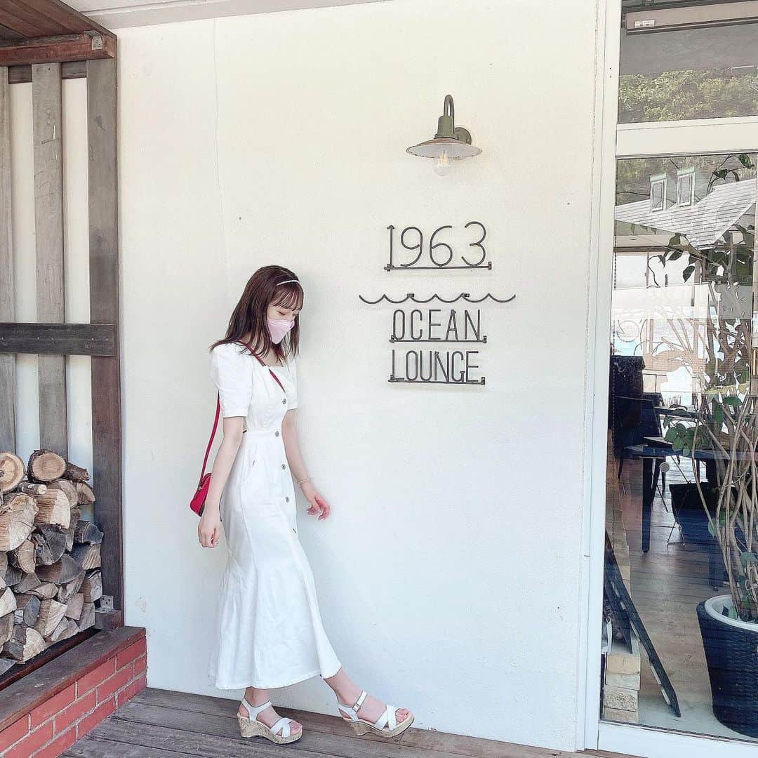 のインスタグラム：「cafe巡りしたい☕️  #1963oceanlounge  #蒲郡カフェ#蒲郡cafe」