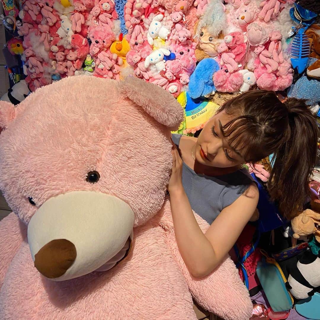 井上咲楽さんのインスタグラム写真 - (井上咲楽Instagram)「. 🧸🧸大きなクマ可愛かったーー！」8月1日 0時17分 - bling2sakura