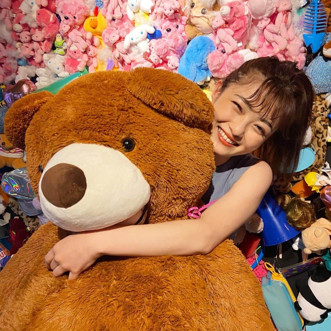井上咲楽さんのインスタグラム写真 - (井上咲楽Instagram)「. 🧸🧸大きなクマ可愛かったーー！」8月1日 0時17分 - bling2sakura