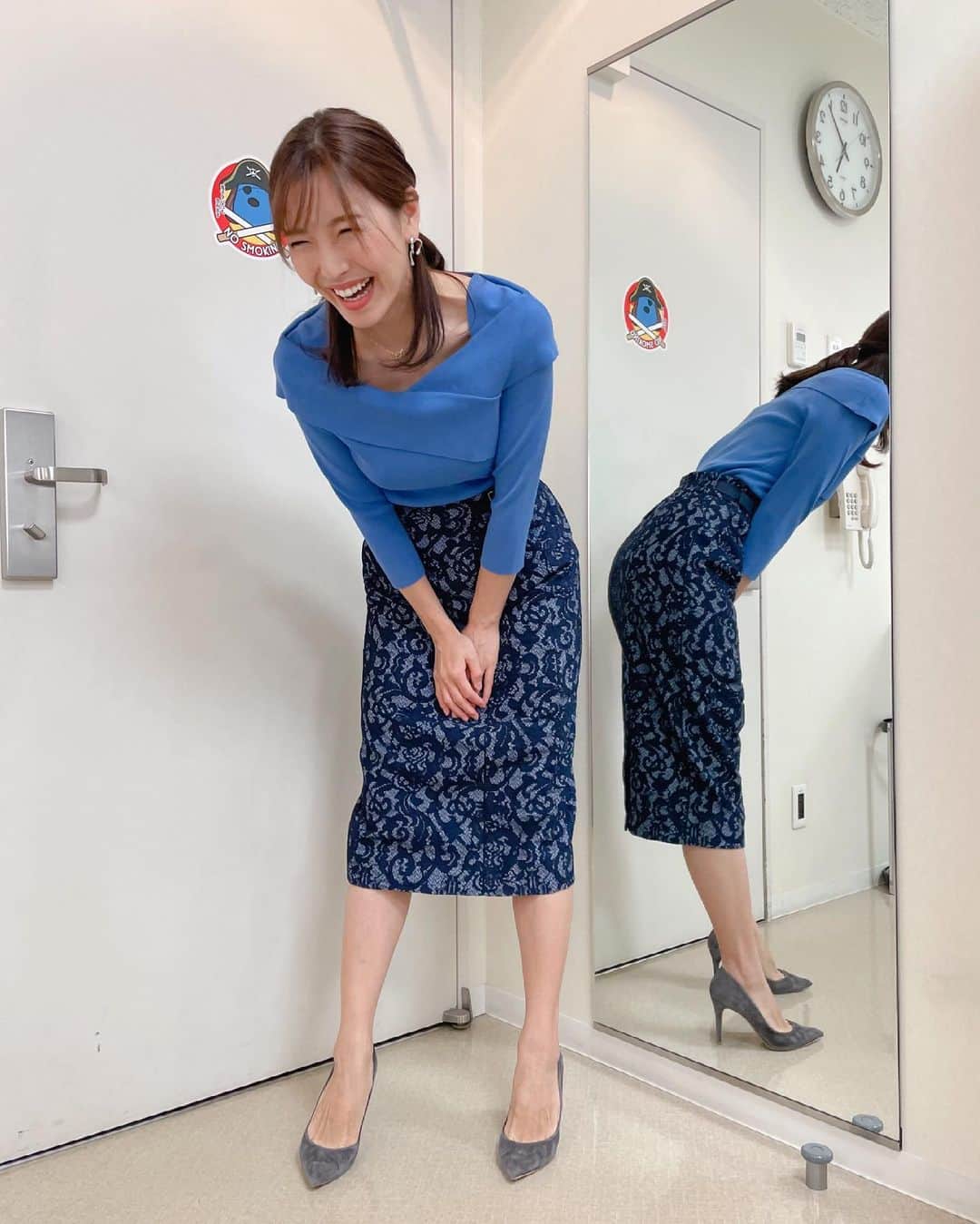 小澤陽子さんのインスタグラム写真 - (小澤陽子Instagram)「𝚊𝚝 𝚠𝚘𝚛𝚔☻  全力！脱力タイムズ🥸  最近の衣装です👗 (溜まっていた……🙏🏻)  最近、わがままばっかり、ごめんなさい。笑  #ホウドウバングミ。 #本日の髪型と衣装🌸  #アナウンサー#衣装」7月17日 17時43分 - yoko.ozawa729