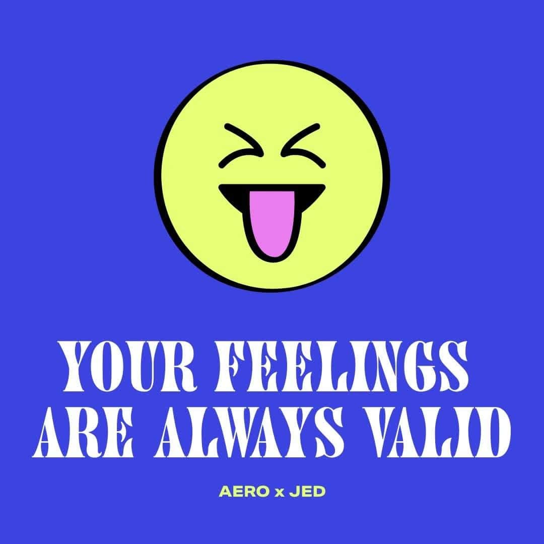 エアロポステールのインスタグラム：「Daily reminder: Your feelings are always valid. Express yourself with emojis, especially if you’re having a hard time putting your feelings into words. There’s an emoji for every mood 😝🤢💤🤟😢🔥😐😈🙃💔👍😎#WorldEmojiDay #AeroxJed」