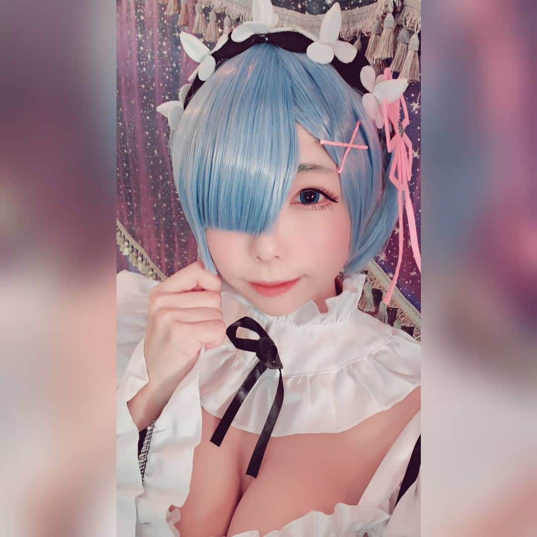 むうかのインスタグラム：「レム😈💕  #cosplay #cosplayer #japan #japanculture #リゼロ #レムりん #レムコスプレ」