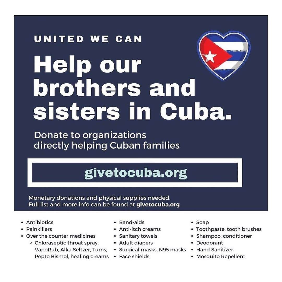 ジェネシス・ロドリゲスのインスタグラム：「Please HELP 🇨🇺#soscuba」