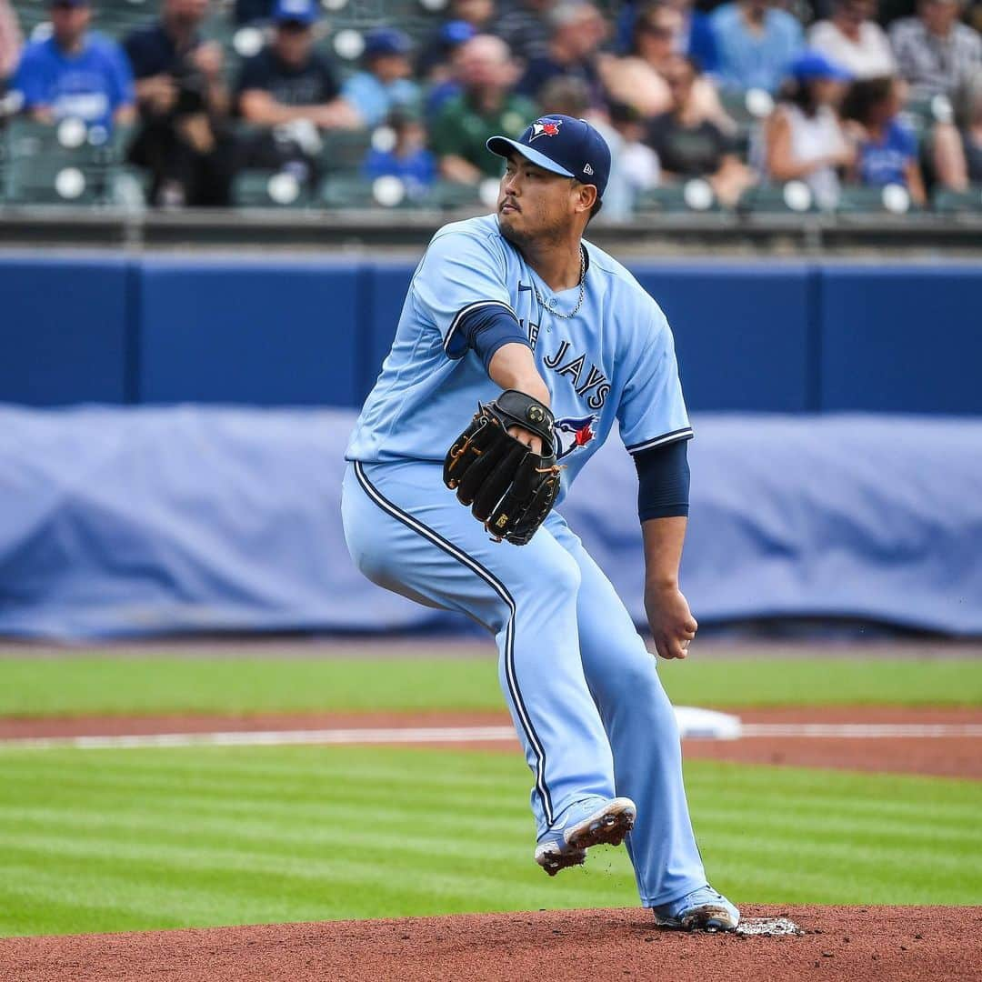 柳賢振さんのインスタグラム写真 - (柳賢振Instagram)「Keep going~~#bluejays」7月19日 4時37分 - hyunjinryu325