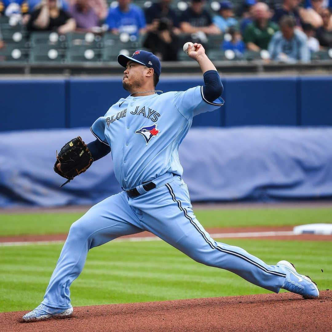 柳賢振さんのインスタグラム写真 - (柳賢振Instagram)「Keep going~~#bluejays」7月19日 4時37分 - hyunjinryu325