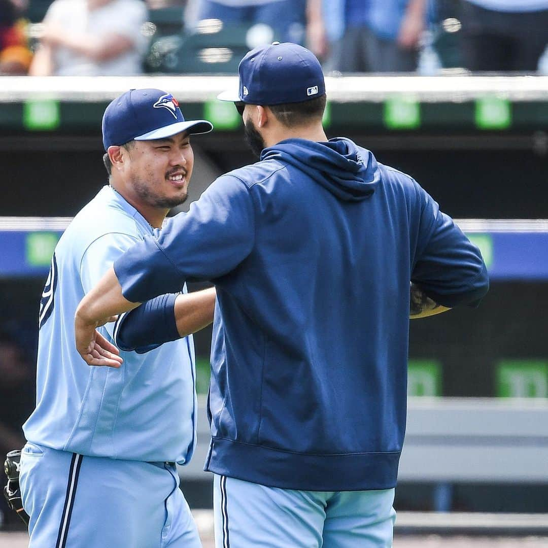 柳賢振さんのインスタグラム写真 - (柳賢振Instagram)「Keep going~~#bluejays」7月19日 4時37分 - hyunjinryu325