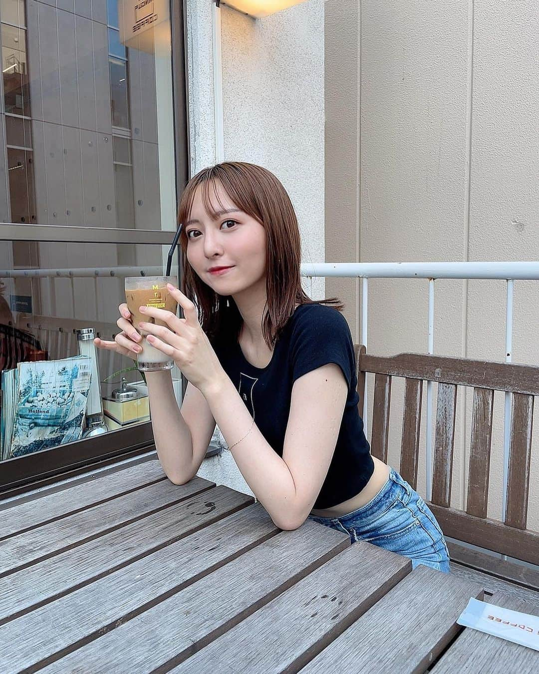 森保まどかさんのインスタグラム写真 - (森保まどかInstagram)「⁡ 最新の私です。 珍しくカフェオレ🍼」7月19日 19時56分 - madokamera_48