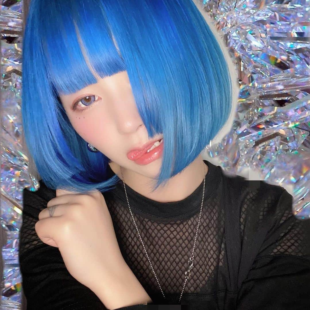霧宮てんのインスタグラム：「NEW hair color」