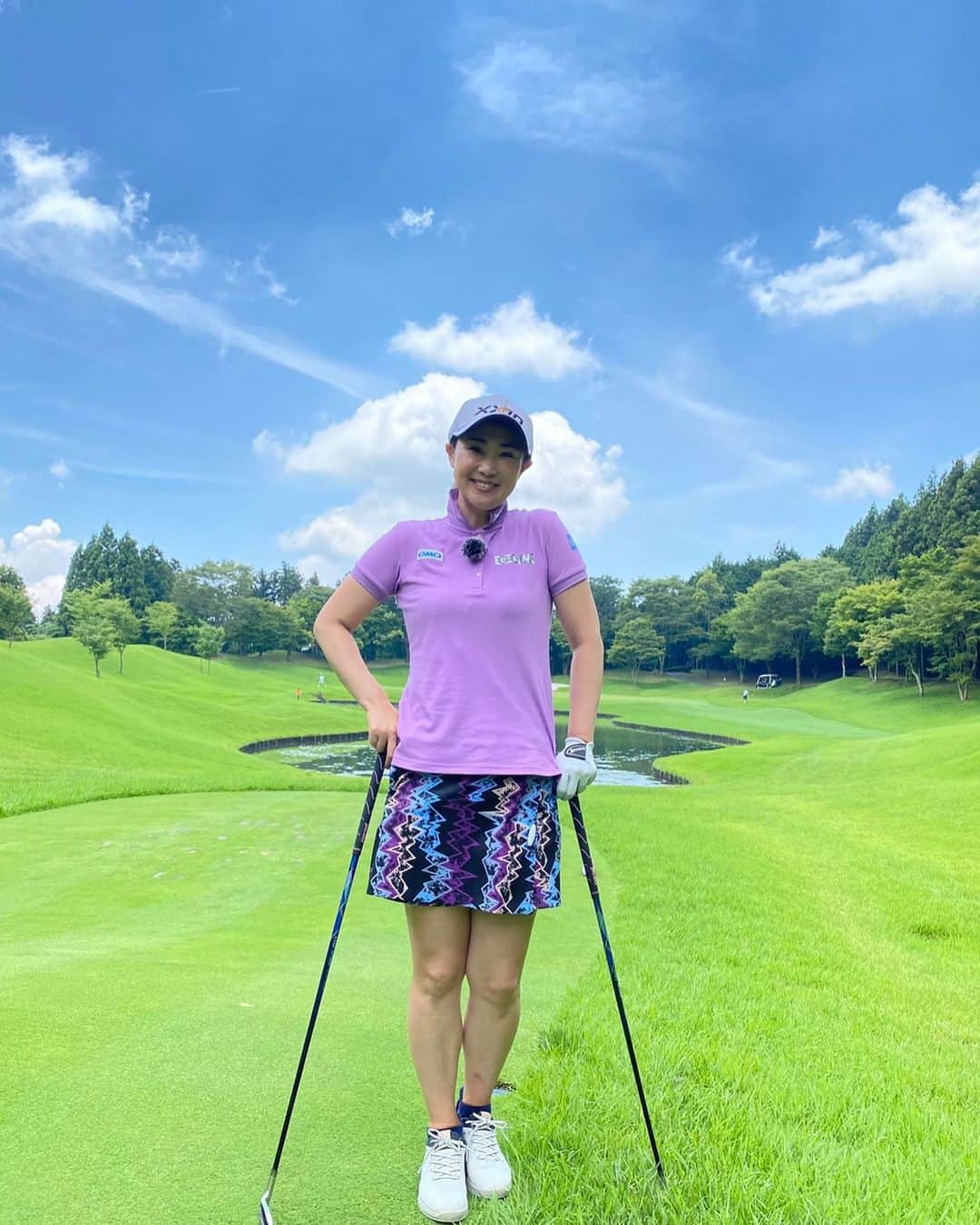古閑美保のインスタグラム：「お仕事 @uuumgolf  @kure @beamsgolf  @gmogroup  @dunlopgolf_official  #パーフェクトクィーン」
