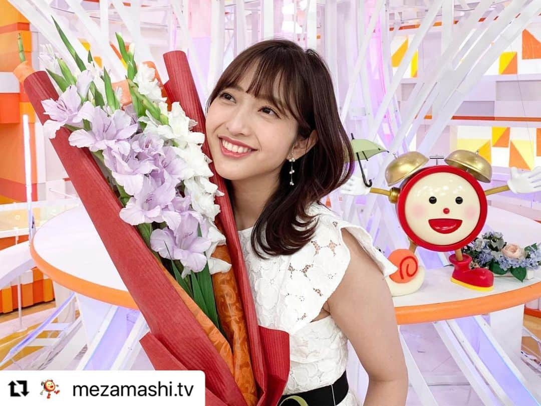 藤本万梨乃さんのインスタグラム写真 - (藤本万梨乃Instagram)「* グラジオラス🌸 大きくてゴージャスなお花でした✨」7月21日 14時35分 - marino.fujimoto1030