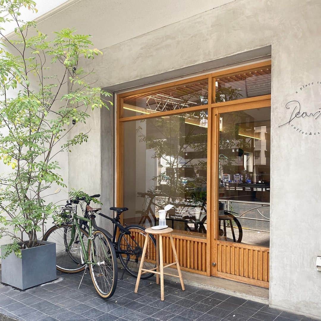 のインスタグラム：「#cafe ☕️🌿」