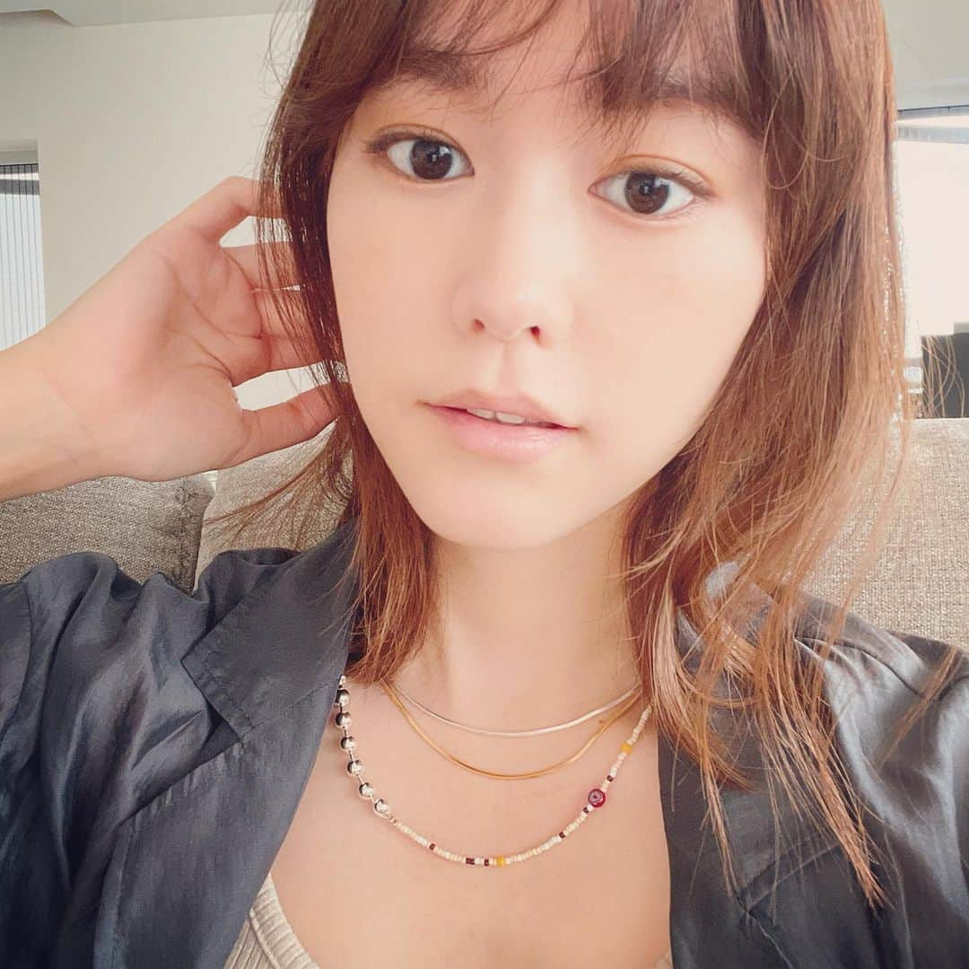 桐谷美玲さんのインスタグラム写真 - (桐谷美玲Instagram)「お気に入りの夏アクセ。 ネックレスの重ね付けかわいい😍 タグ付けしてるよー！！」7月21日 20時24分 - mirei_kiritani_