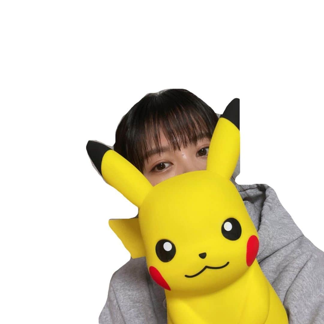 志田彩良のインスタグラム：「・ 我が家のピカチュウ⚡️」