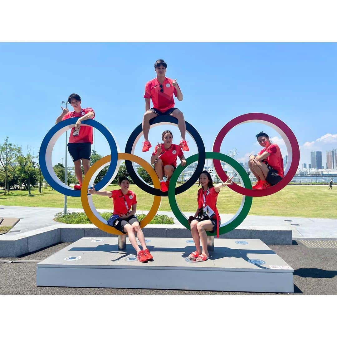 渡部香生子のインスタグラム：「. 今日から選手村に入りました🙌 わたしの出番は 25日100m平泳ぎ予選19:34〜 28日200m平泳ぎ予選19:34〜 になります！ 日本チームの応援よろしくお願いします🇯🇵📣 #tokyo2020」