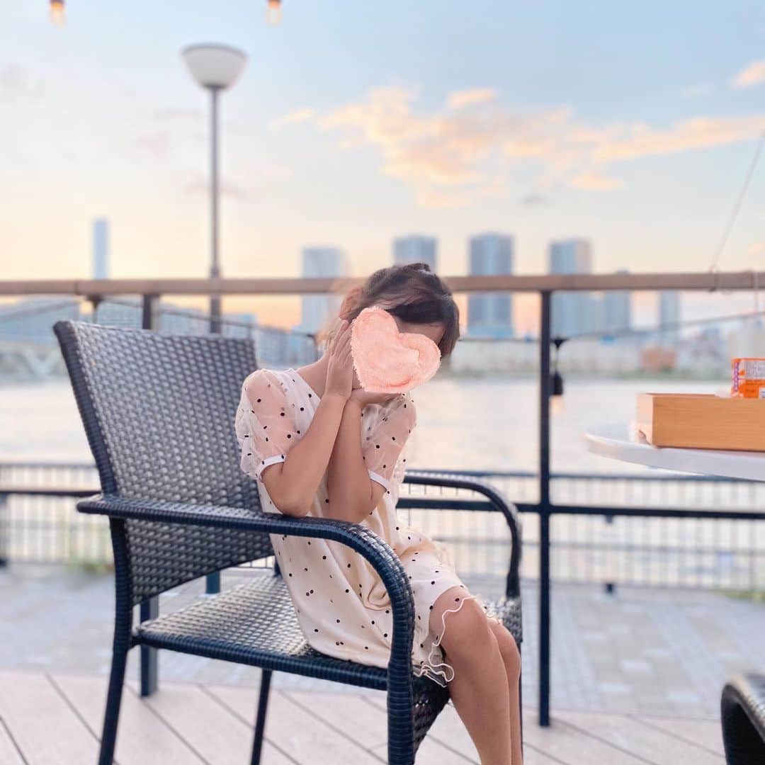 ほしのこさんのインスタグラム写真 - (ほしのこInstagram)「夕方から自転車旅♥ お目当てのかき氷を食べて ご機嫌うーたんでした🍧」7月22日 21時40分 - hoshinoko728