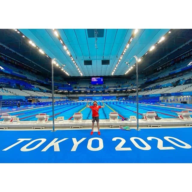 池江璃花子さんのインスタグラム写真 - (池江璃花子Instagram)「* 明日、東京オリンピック開会式。 沢山伝えたいことはあるけど、あとは楽しむだけ！ 競泳は7月24日〜8月1日で開催されます🏊‍♀️ 1年前は新国立競技場でスピーチしてたのが懐かしい☺️ 今、こうして選手という立場でこの舞台に立てることに誇りを持ち 全力で泳いできます！ * #tokyo2020olympics  #センターポールに日の丸を」7月22日 21時53分 - ikee.rikako