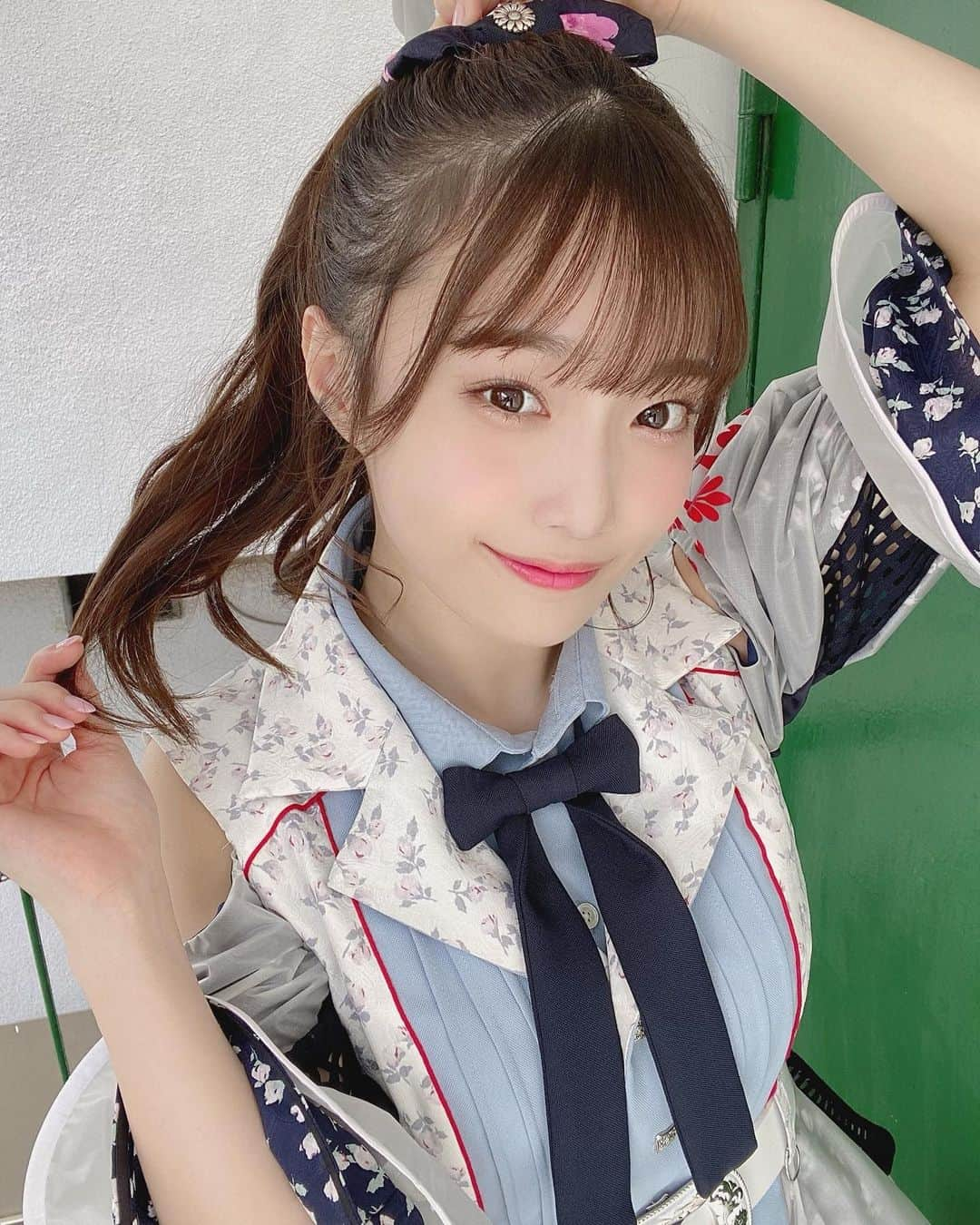 岸みゆさんのインスタグラム写真 - (岸みゆInstagram)「新衣装だよ…♥️♠️ ポニーテール！」7月22日 21時56分 - miyu_kishi0213