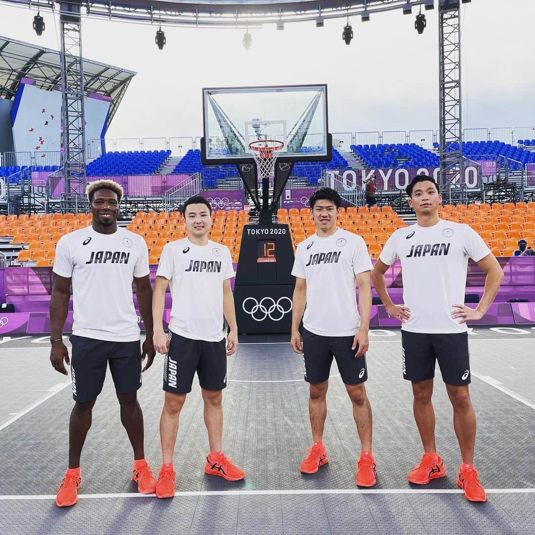 富永啓生のインスタグラム：「2 more days to go 🔥 Team JAPAN 🇯🇵  #3×3 #tokyo2020」