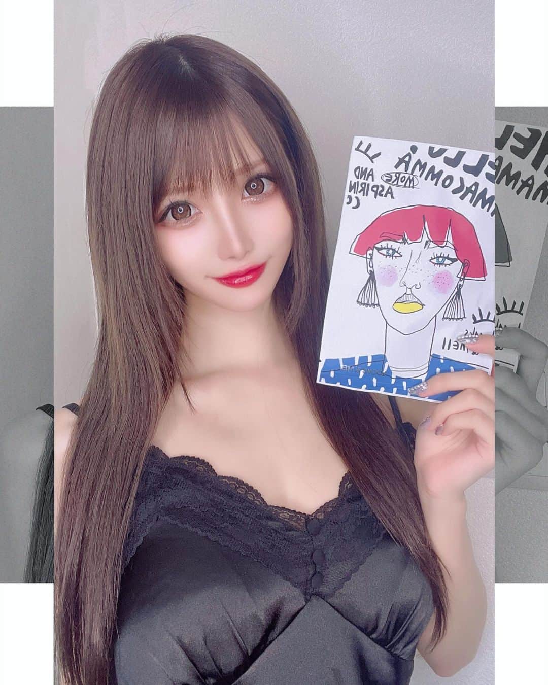 のインスタグラム：「紫外線とかマスクの摩擦が気になって急にスキンケア色々物色し始めた（笑）😂💕  使ってみようと思って色々注文したからこれから載せてくね😆♥️✌️  これは面白いパッケージで見てみたら美白効果と高保湿っぽかったから頼んでみた🥰💕  白っぽいトロっとした乳液に近い感じの美容液がたっぷり入っててシートがぴたっと密着して剥がれてこなくてとっても良かった🥰💕✨  紫外線で弱ったりマスクの摩擦でくすんだりした肌に良さそう💓  保湿と美白効果はどちらも1番欲しい効果だからありがたい🥰  パッケージ派手だからリピする時もどれだっけ？ってならなくて良さそう😂♥️♥️♥️✨笑  @beautydora_official 💎💓  #Beauty-dora #looksnmeii #ルックスアンドメイ #トーンアップ #卵肌 #陶器肌 #美肌ケア #美肌習慣」