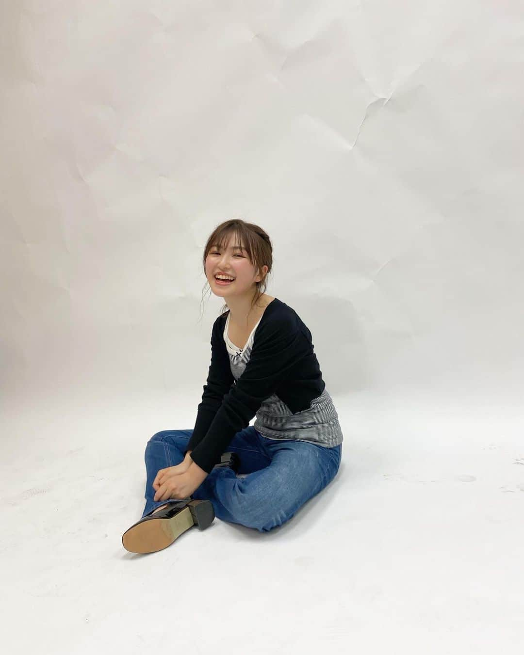 野崎奈菜さんのインスタグラム写真 - (野崎奈菜Instagram)「⁡ ⁡ フレンチコーデを意識🇫🇷 プチバトーのキャミソール やっと着れたのっ ⁡ 夏はどんなコーデの気分ですか？ ⁡ ⁡ #野崎奈菜#なないろくろーぜっと #petitbateau#プチバトー#フレンチガーリー #デニムコーデ#キャミソール#ストラップシューズ」7月23日 20時52分 - lunelapin_na7