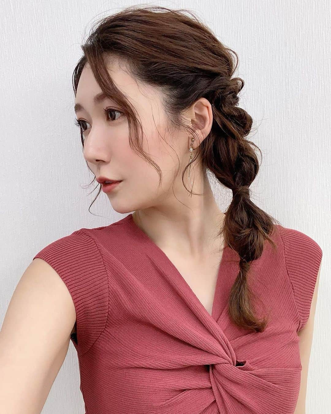 穂川果音さんのインスタグラム写真 - (穂川果音Instagram)「hair  style  サイド編み下ろしスタイル♪」7月24日 15時52分 - hokawakanonn