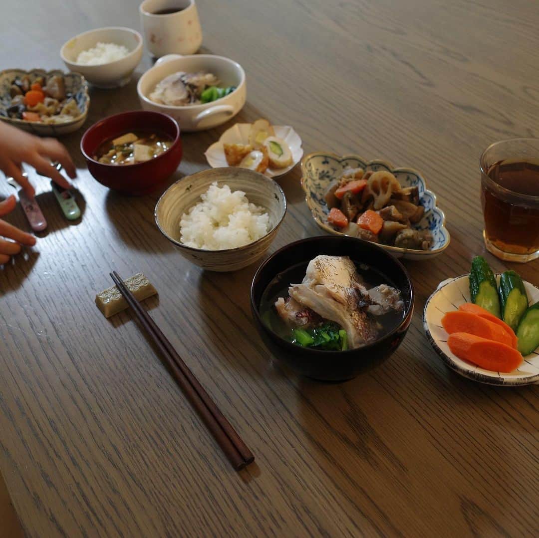 高垣麗子さんのインスタグラム写真 - (高垣麗子Instagram)「* 週末、我が家の日常 * #おうちごはん #和食 #なんてことのない日々  #普通の日常 に #幸せ　を感じる」7月24日 19時07分 - reikotakagaki