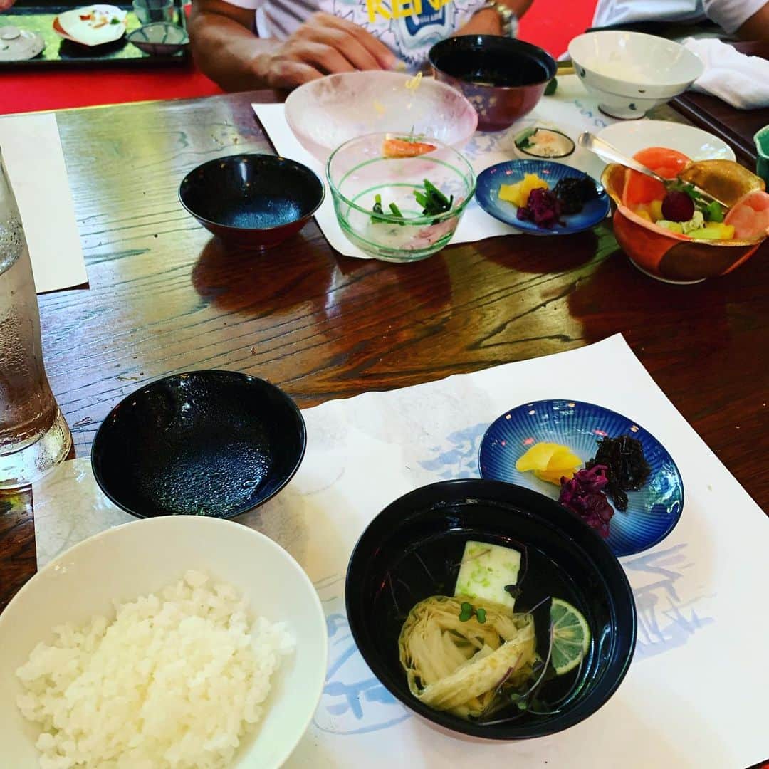 金村義明さんのインスタグラム写真 - (金村義明Instagram)「河床 会席料理」7月25日 19時54分 - yoshiaki_kanemura