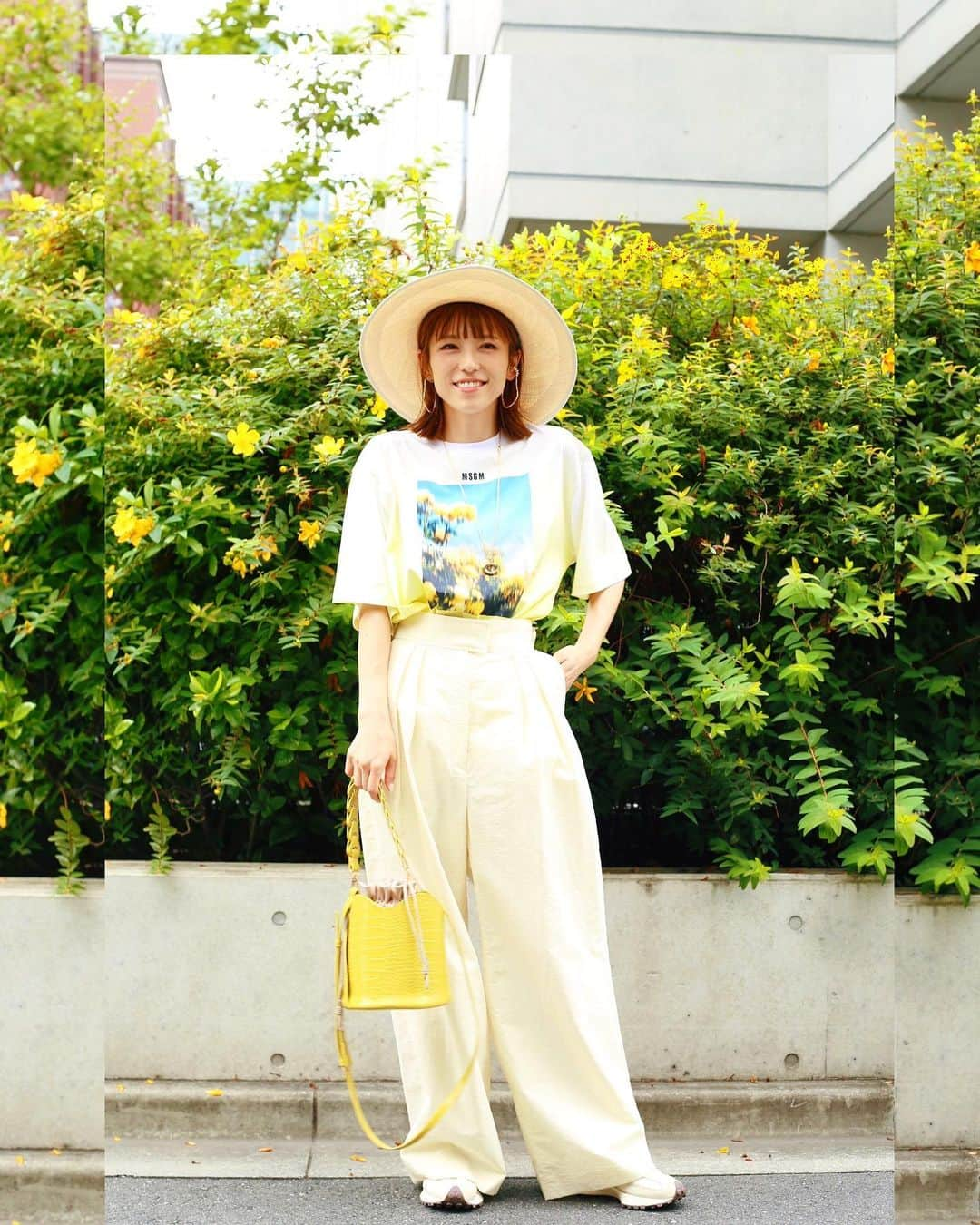 若槻千夏さんのインスタグラム写真 - (若槻千夏Instagram)「🌻🌻🌻#ootd 🌻🌻🌻」7月25日 20時09分 - wakatsukichinatsu