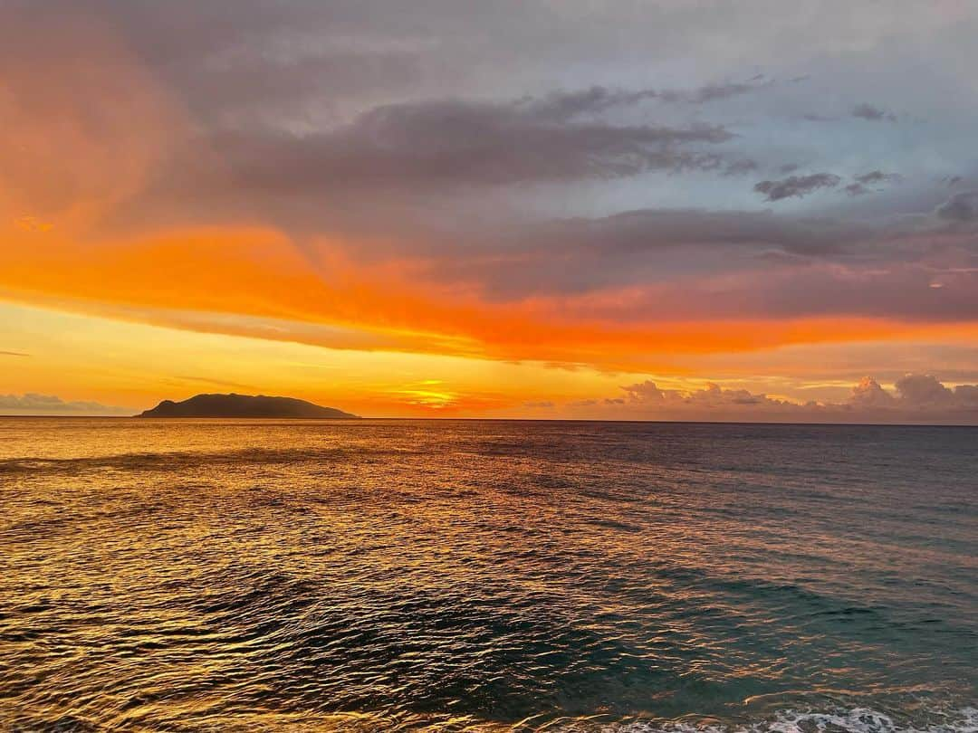 本山琴美さんのインスタグラム写真 - (本山琴美Instagram)「. 初の屋久島🌄  大自然と美味しいお料理、最高でした🌎💚  #sunset #sea #夕日」7月25日 20時34分 - _mimi2mimi_